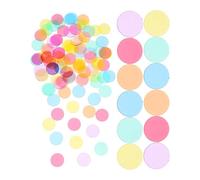 iplusmile Jetons de Bingo Transparents en Plastique ABS 19Mm Disques Colorés Multi-Usages Lot de 100 Pièces pour Jeux de Société Comptage et Activités Pédagogiques