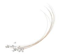 iplusmile Jeu de Cordes pour Lyre Laiton Corde Métallique Robuste Remplacement Facile et Puissant Adapté Harpe Lyre Tension Modérée et Résistance à Usure