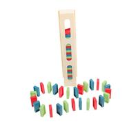iplusmile Jeu de Dominos Plastique avec Clip pour Garçon Fille Éducatif pour Coordination Main-œil Ensemble Résistant Aux Chutes pour Garçons et Filles de Ans et Plus
