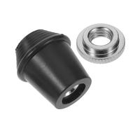 iplusmile Jeu de Pieds Antidérapants pour Grosse Caisse en Caoutchouc Renforcé Embouts Filetés Universels Compatibles Stabilisateurs Protecteurs de Sol pour Accessoires Batterie - Kit de