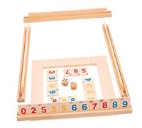 iplusmile Jeu de Société Bois avec Dés de Jeu Interactif Shut The Box pour Adultes et Fêtes Parfait pour Les Compétences Sociales et Addition
