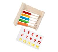 iplusmile Jeu Éducatif Abaque Bois Vintage Calcul et Apprentissage Précoce pour Garçon Fille Ans Cadre de Calcul Manuel pour Compter et Développer la Motricité Cognition
