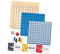 iplusmile Jeu Éducatif Bois pour Compter et Calculer Interactif Montessori pour Apprentissage Précoce Cadeau Anniversaire pour Garçon Fille