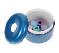 iplusmile Jouet Éducatif pour Perroquet Blocs de Construction Pot Métal pour Entraînement des Oiseaux de Compagnie Jouets Interactifs pour Cage