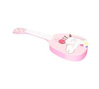 iplusmile Jouet Ukulélé pour Garçon Et Filles Mini Guitare Jouet Rose Long Cou Modèle Éducatif Développement Sensoriel Présent Anniversaire