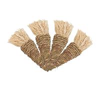 iplusmile Jouets à Mâcher pour Petits Animaux Carottes en Herbe Aquatique 4 Pièces Jouet à Mâcher Solide pour Lapin Et Cochon d'Inde Aide à l'exercice Dentaire pour Chinchilla