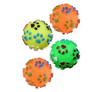 iplusmile Jouets pour Chien Jouets Adorables en Vinyle Lot de 4 Résistants aux Morsures pour Améliorer L'intelligence du Chien Couleur Aléatoire en Usage Quotidien