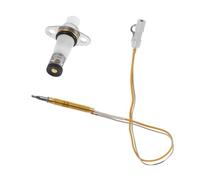 iplusmile Kit Allumage pour à Gaz avec Aiguille Allumage et Thermocouple Électrovanne Double Capteur Compatible Cuisinière Barbecue et Chauffage Gaz Remplacement Robuste et