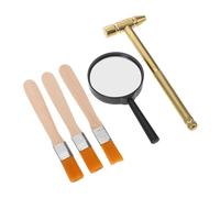 iplusmile Kit Archéologie Garçon Fille Complet avec Outils Excavation Réutilisables Marteau Pinceau et Éducatif Stem pour Fouilles Archéologiques et de