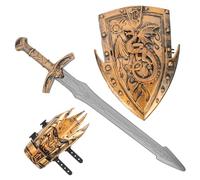 iplusmile Kit Cosplay Protection et Garçon Fille Accessoires de Jeu de Rôle Costume Chevalier Garçon Fille pour Fête Halloween et Spectacle