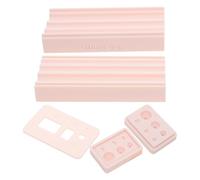 iplusmile Kit D’Outils de Modelage en Plastique Robuste pour Perles Rondes en Pâte Polymère 4/6/8 MM Rouleau Perforateur Précis et Mesureur Accessoires de Loisirs Créatifs pour Bijoux