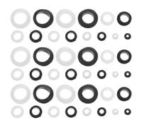 iplusmile Kit de 180 Œillets en Caoutchouc Étanches pour Protection de Câbles, Joints en Nylon Résistants à L’usure, Passe-câbles Ronds Polyvalents pour Usage Industriel, Électroménager