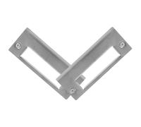 iplusmile Kit de 2 Gâches de Porte en Acier Inoxydable Plaques de Renfort Installation Facile Sécurité Accessoires de Porte Renfort de Gâche