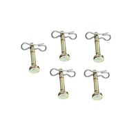 iplusmile Kit de 5 Goupilles de Cisaillement pour Souffleuse à Neige Compatible 738-04124 et 714-04040 Accessoire de Réparation Solide Installation Facile