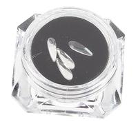 iplusmile Kit de Bijoux Dentaires en Pierre Précieuse Décorations Amovibles en pour Dents Bijoux Éclatants pour Toutes Âges pour Maquillage et Art des Ongles 4 Pièces