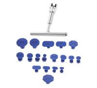 iplusmile Kit de Débosselage Voiture avec Extracteur de Bosses Outil de Réparation Carrosserie Peinture sans Peinture Kit Complet avec Puller Argenté et Onglets Adhésifs pour Restaurer