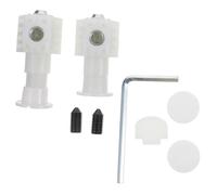 iplusmile Kit de Fixation pour Toilette Mural Vis Épaisses et Joint Étanchéité de Remplacement pour Installation Wc Compatible avec Toilettes Standard Accessoires Montage Salle de Bain