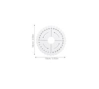 iplusmile Kit de Planches à Tresser en Mousse 10X10 CM - 4 Carrées 4 Rondes avec 2 Plateaux D’Épingles - Outils de Macramé Portables pour Fabrication de Bracelets en Corde Tissage Précis