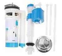 iplusmile Kit de Remplacement Mécanisme Chasse Eau Wc Double Chasse avec Valve Flotteur Système de Conversion Remplissage et Complet pour Réparation