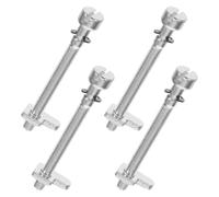 iplusmile Kit de Tendeurs de Chaîne de Tronçonneuse en Acier Argenté, 4 Sets Universels pour Réglage Précis Tension de Chaîne Lors des Opérations de Bûcheronnage