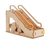 iplusmile Kit Éducatif Électrique Bois DIY Escalator Modèle Stem Scientifique pour Garçon Fille Construction Mécanique Physique Expérimentale Safe et Créatif