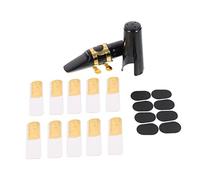 iplusmile Kit Embouchures Saxophone Alto Durables Plastique et Bois Accessoires de Remplacement pour Instrument de Musique Entretien et Sonorité Améliorée