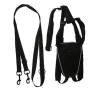 iplusmile Kit Harnais Poitrine Chien avec Laisse Résistante pour Promenade Sécurisée Extérieur Accessoire et Portable pour Optimal du Chien
