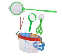 iplusmile Kit Observation Insectes Garçon Fille avec Loupe Transparente Boîte Observation Extérieure et Facile à Utiliser Éducatif pour Exploration Naturelle