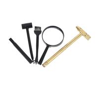 iplusmile Kit Outils Archéologie pour Garçon Fille avec Marteau Géologue Pinceau et Loupe de Fouille pour Kits Stem et Jeux Exploration Éducatifs