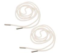 iplusmile Lacets Coton Blanc Perles Artificielles pour Chaussures Casual Cordon Résistant pour Baskets Accessoires Multifonctions pour Pantalons et Chapeaux DIY