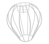 iplusmile Lamp Cage Guard Metal Wire Lampshade Solid Decorative Lamp Holder For Table Floor Ceiling Lights Sturdy Rustic Pendant Shade In Hot Air Balloon Shape Compact Space-saving Design