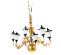 iplusmile Lampe Miniature pour Maison de Poupée Plafonnier Décoratif Éclairage Miniature Accessoires pour Projets DIY 3V pour Salon et Bureau Mini Lustre