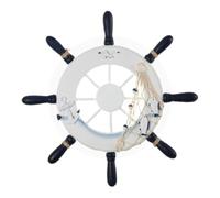 iplusmile Lampe Murale Forme de Roue de Bateau Applique Murale Créative avec Lumière Chaude Monochrome pour Chambre Denfant et Couloir