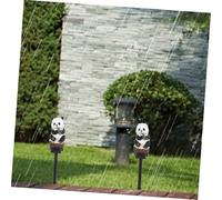 iplusmile Lampe Solaire Extérieure Forme de Panda Éclairage Jardin LED et Décoratif pour Pelouse et Terrasse Installation Facile Sans Câble Ambiance Chaleureuse et Ludique