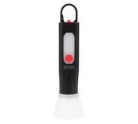 iplusmile Lampe Torche LED Solaire et USB Rechargeable 1500 Mah Noire