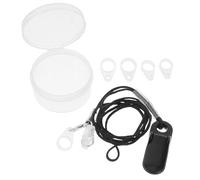 iplusmile Lanière Réglable en Nylon Noir Clip de Protection pour Appareils Auditifs, Cordon Stabilisateur pour Seniors, pour Usage Derrière L'Oreille Quotidien