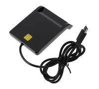 iplusmile Lecteur de Carte USB Multifonction Compact Compatible Windows Vista Type C Lecteur Multi Cartes Haute Vitesse Portable pour ATM IC Id CAC Sim Smart Card