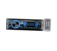 iplusmile Lecteur Voiture Double USB avec Écran Coloré Télécommande Aux in Radio FM Support USB Compatible Haut Parleur Puissant
