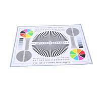 iplusmile Lens Test Chart Color Wheel for Monitoring Focus Calibration CCTV Camera Lens Adjustment Tool Durable Sticker for Indoor Outdoor Use