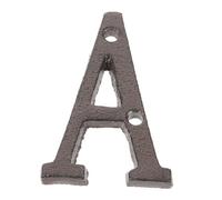 iplusmile Lettres Fonte Vintage pour Extérieur Signe Lettre Fer Forgé Décoration Murale Maison et Adresse Style Européen Élégant