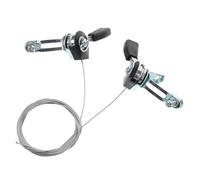 iplusmile Levier de Vitesse Vélo Route et VTT en Aluminium Léger, Kit de Changement de Vitesse Précis Indicateur, Poignées de Rechange Ergonomiques pour Contrôle des Vitesses