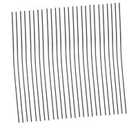 iplusmile Liens Torsadés en Fil De Fer Galvanisé Noir 0,45x150 Mm pour Jardinage Et Organisation Câbles, Lot de 1000 Clips Câbles Flexibles Multi-usages pour Fixation Plantes Et Gestion Fil