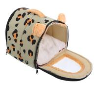 iplusmile Lit pour Hamster et Cobaye en Tissu Léger Vert, Nid Chaud Confortable Design Multifonctionnel Unique, Mois Froids Jusqu'à 1,5 Kg