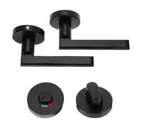 iplusmile Loquet de Porte Indicateur pour Toilettes Alliage de Zinc Serrure de Confidentialité Robuste pour Salle de Bain Signal Vacant Occupé Visible Installation Flexible pour Cloisons