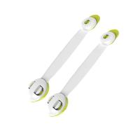 iplusmile Loquets de Sécurité en ABS Vert pour Garçon et Filles 2pcs Auto-adhésifs, Serrures Multiples pour Portes de Réfrigérateur et Armoires Domestiques