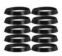iplusmile Lot de 10 Joints D'étanchéité Coniques en Caoutchouc Noir pour Évier Cuisine et Salle de Bain, Résistants à L'huile et Faciles à Remplacer, Accessoires de Plomberie Essentiels