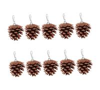 iplusmile Lot de 10 Jouets pour Perroquets Cloches Cage Attrape-Hamster Cacatoès Balançoire Support pour Oiseaux Polaire Perruche Jouets À Mâcher Brochette Pommes De Pin Et Café