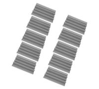 iplusmile Lot de 10 Panneaux Insonorisants en Mousse Grise 12X12X24 CM Pièges à Basses pour Studio Salle de Spectacle et Karaoké Panneaux Muraux D’Absorption Acoustique Basse Fréquence