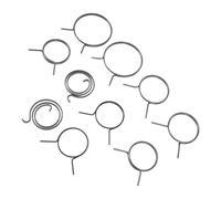 iplusmile Lot de 10 Ressorts de Poignée de Porte en Métal pour Serrure à Fermeture Automatique Kit de Remplacement Complet Pièces de Ressort de Verrouillage Adapté aux Portes Intérieures