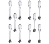 iplusmile Lot de 10 Spatules en Abs pour Soin Peau Adaptées à Différentes Tailles de Flacons Observation Reste de Crème pour Visage et Maquillage